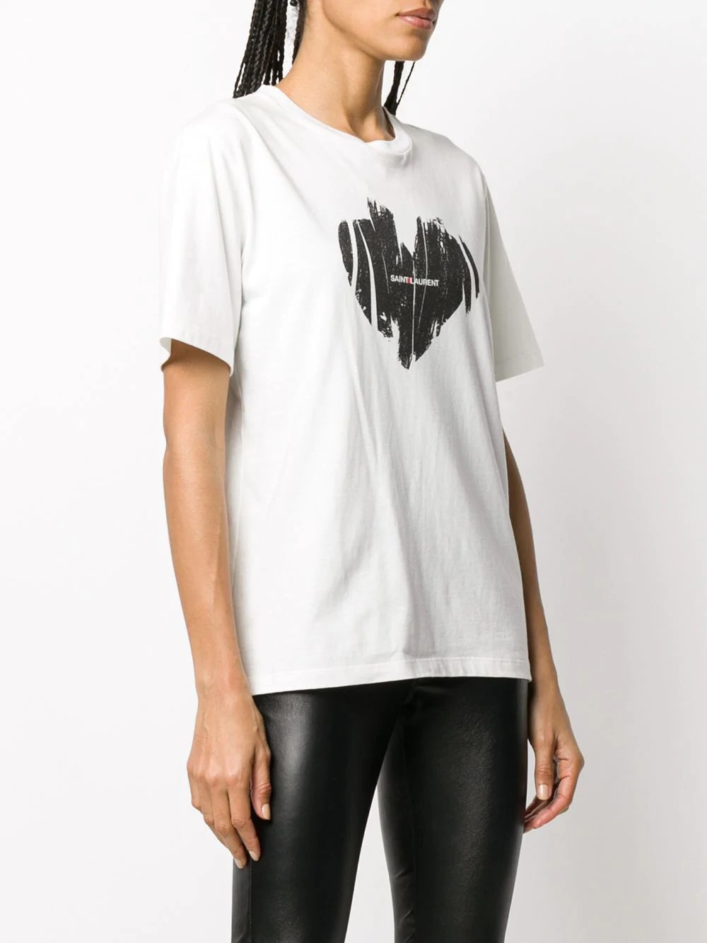 heart logo print T-shirt - 3