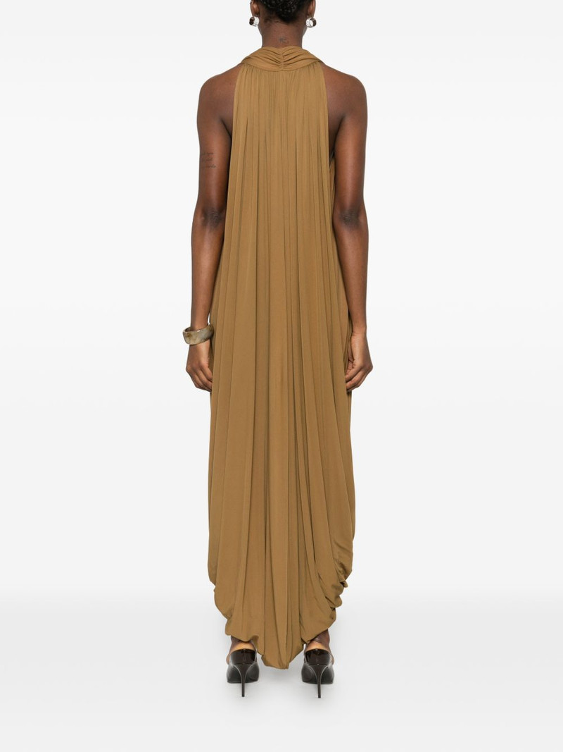 V-neck split dress 4
