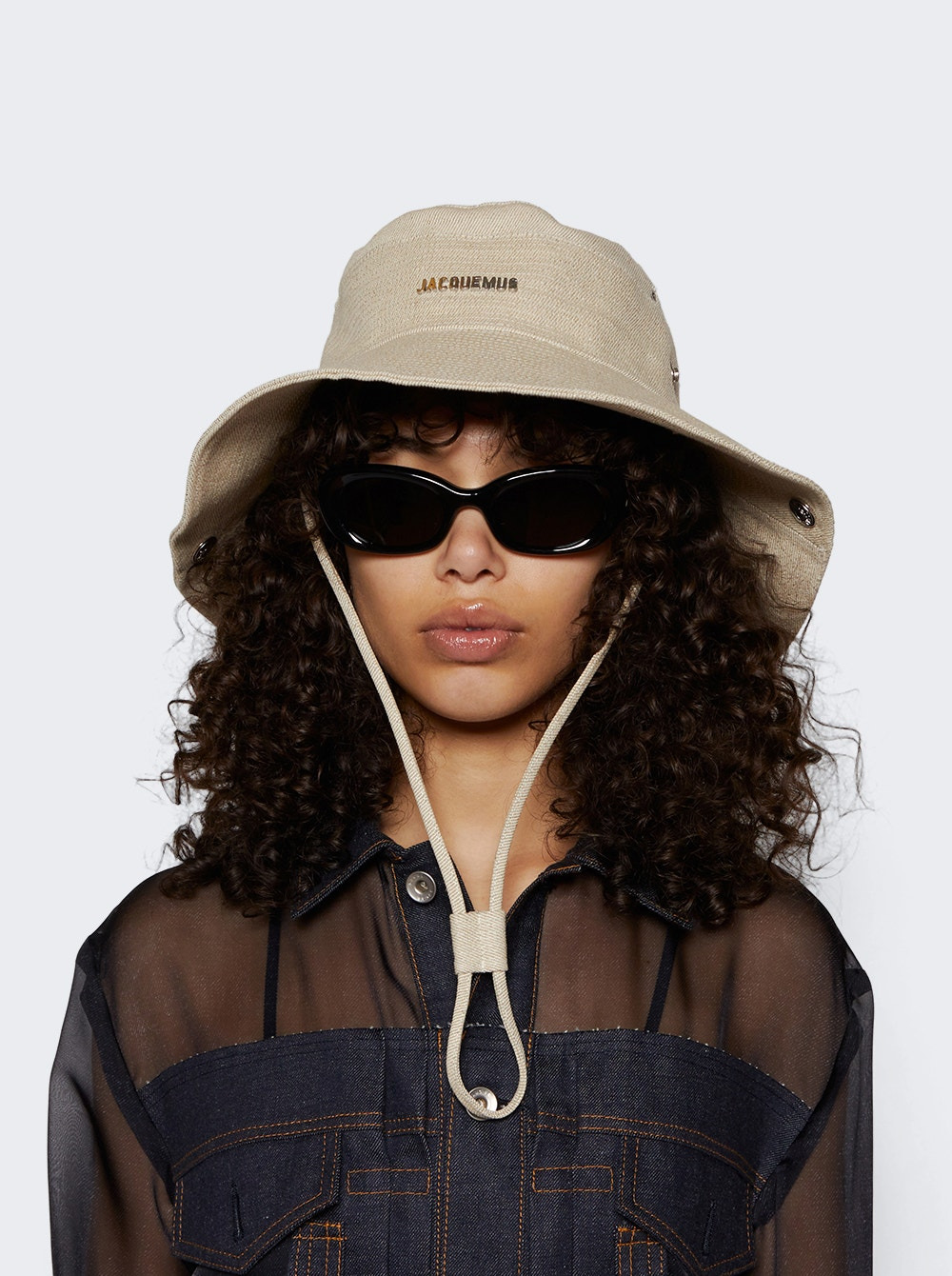 The De-nîmes Denim Bucket Hat Off-white - 2