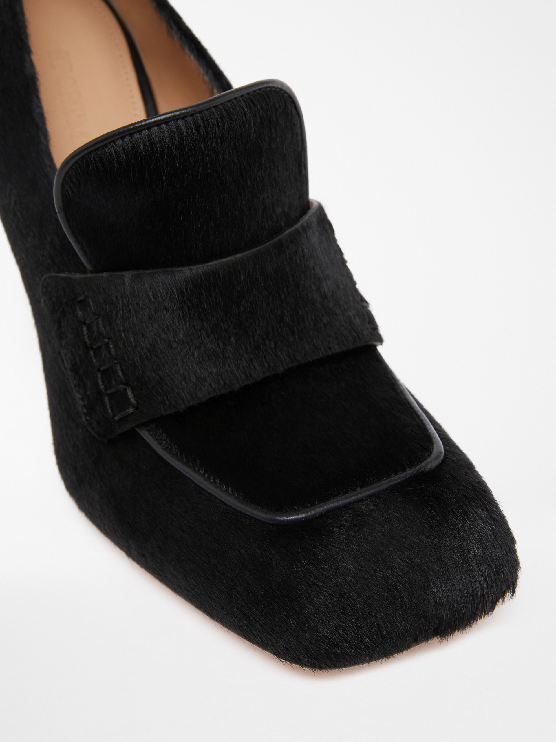 GLIZIA Pony hair court shoes - 5