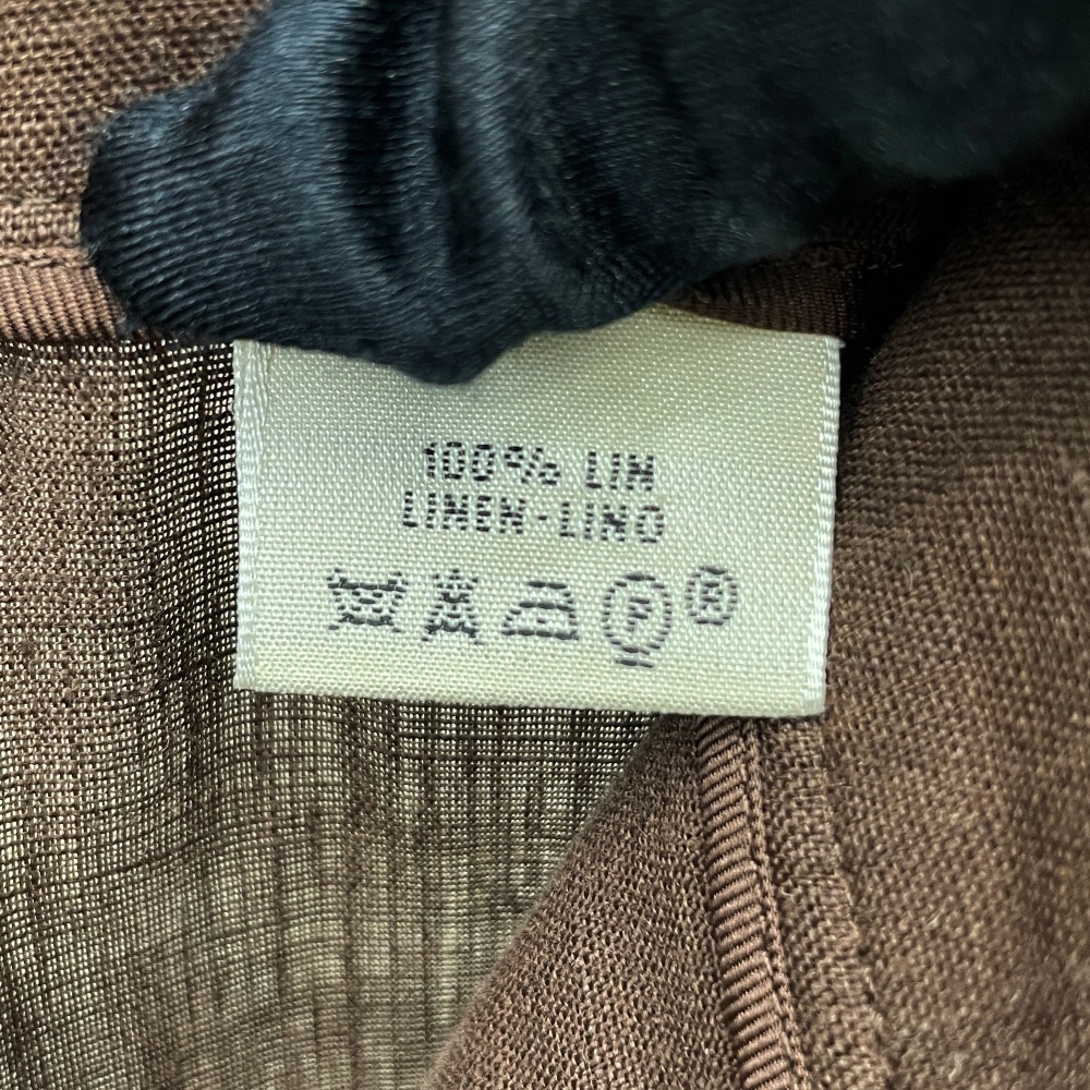 Hermes Linen Wide Pants 38 - 5