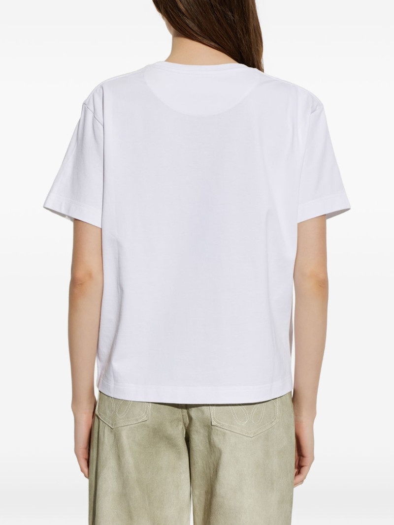floral skull T-shirt 4