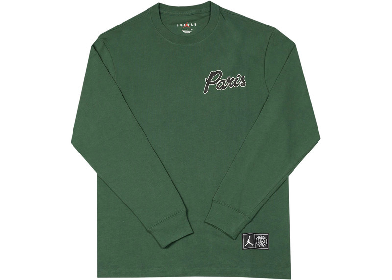 Jordan Jordan Paris Saint-Germain L/S Tee Noble Green outlook