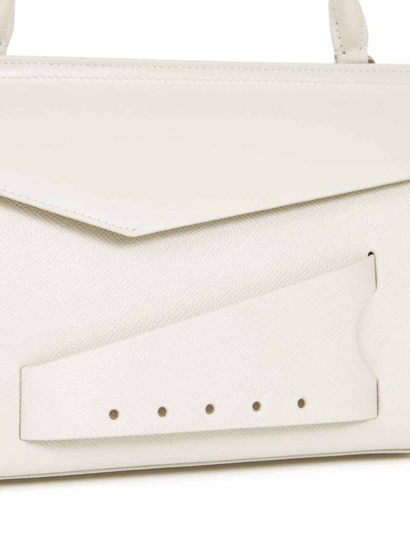small grained leather tote bag 6