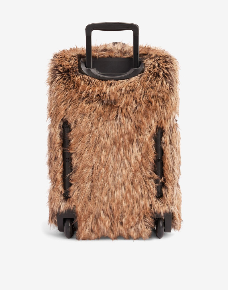 MM6 x Eastpak 
 Furry Suitcase 3