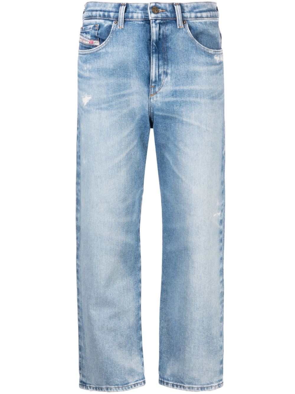 mid-rise boyfriend jeans - 1