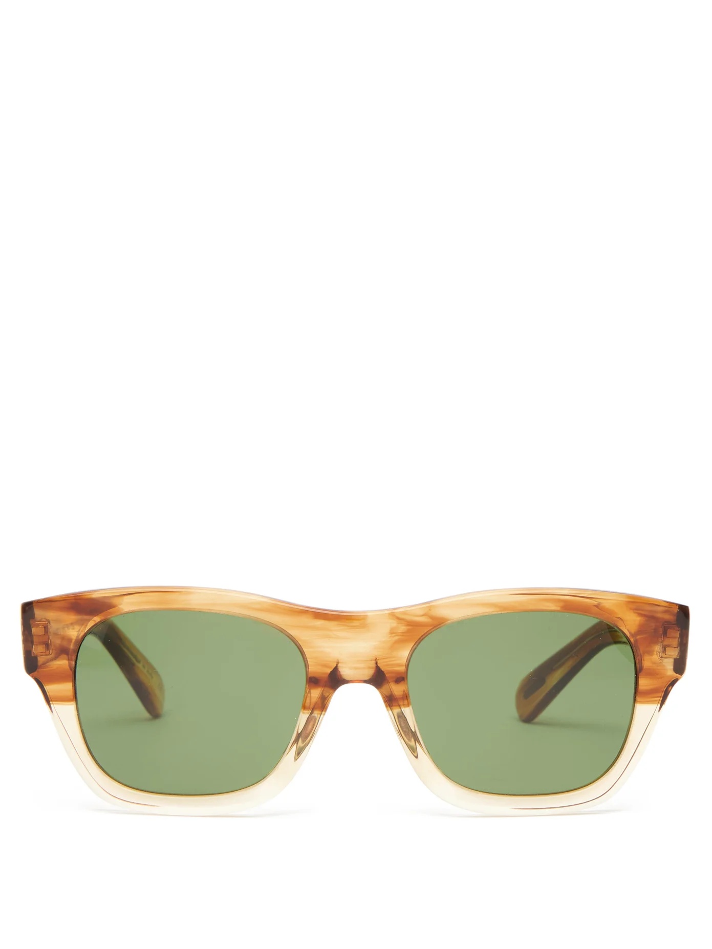 Keenan square tortoiseshell-acetate sunglasses - 1