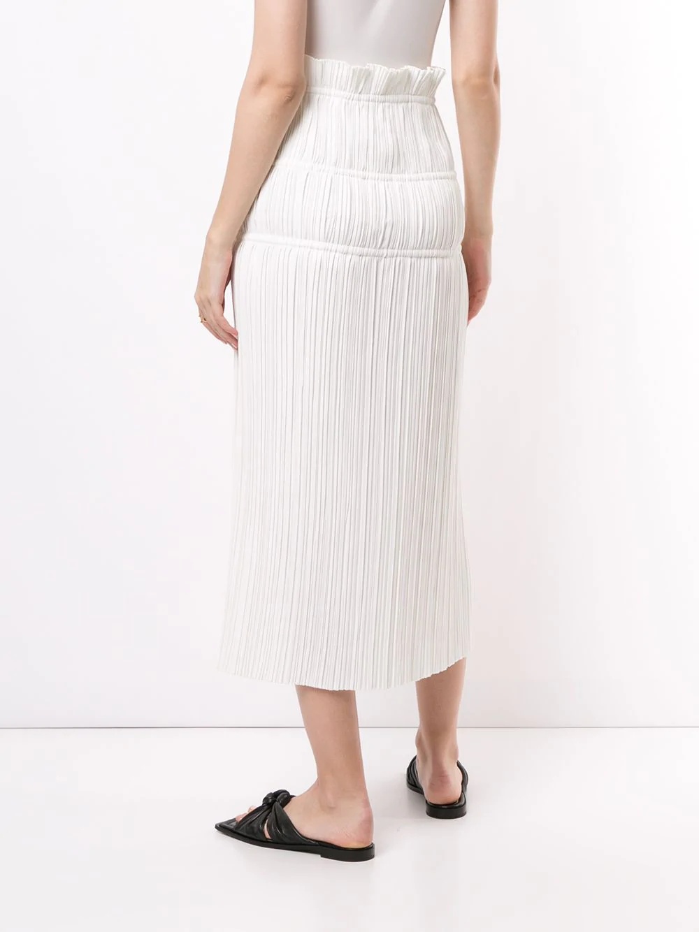 drawstring pleated skirt - 4