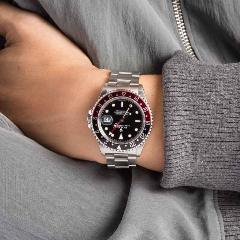 Rolex GMT-Master II Ref 16710 Red & Black Coke - 5