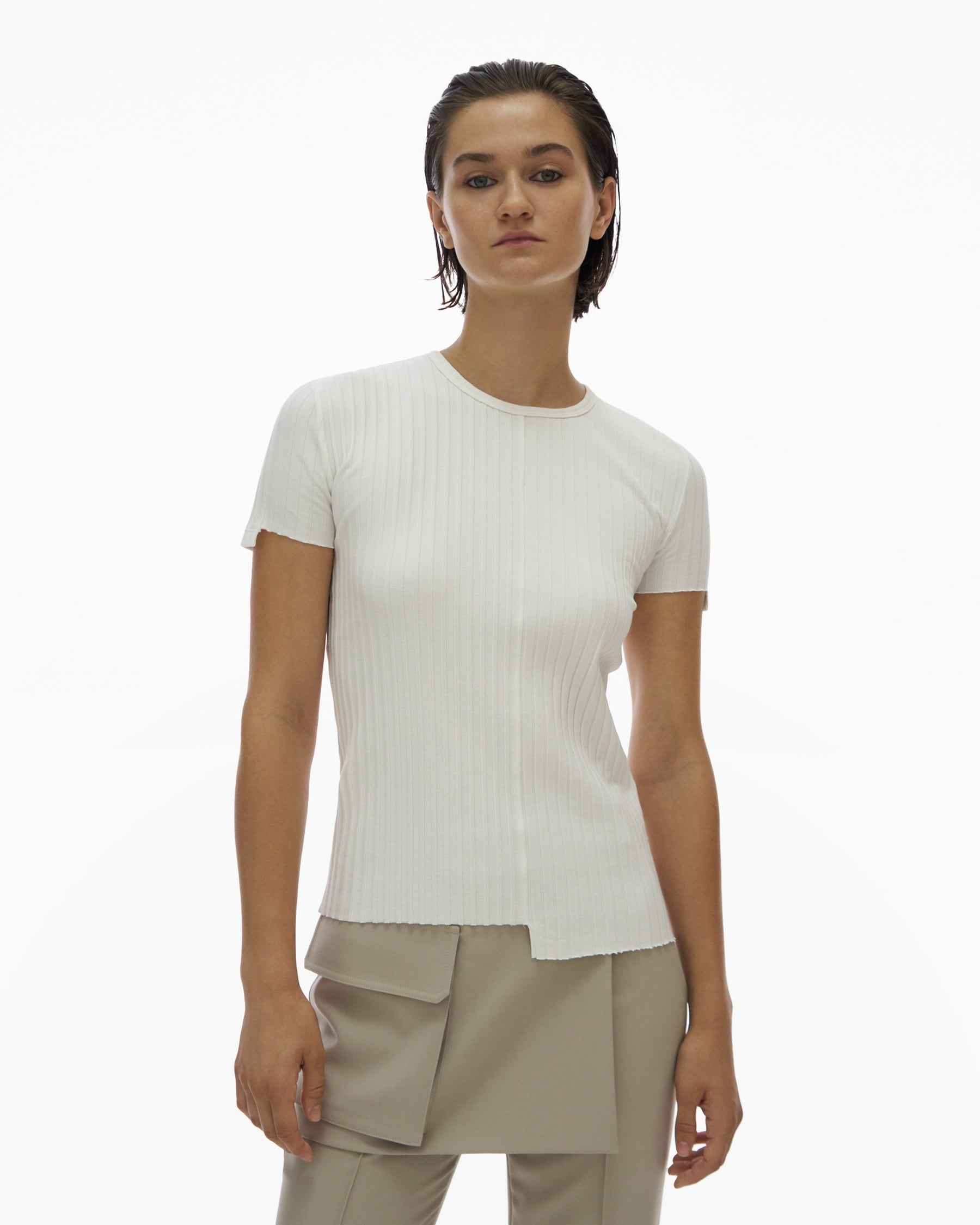 LUXE PIMA SHORT-SLEEVE TOP - 3