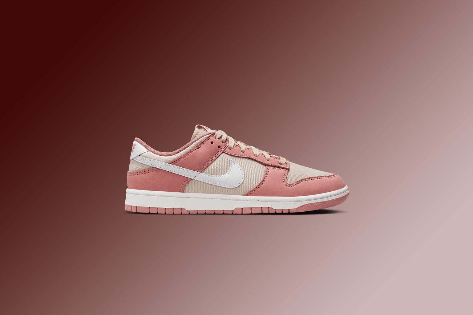 DUNK LOW RETRO - RED STARDUST/SUMMIT WHITE/SANDDRIFT - 5