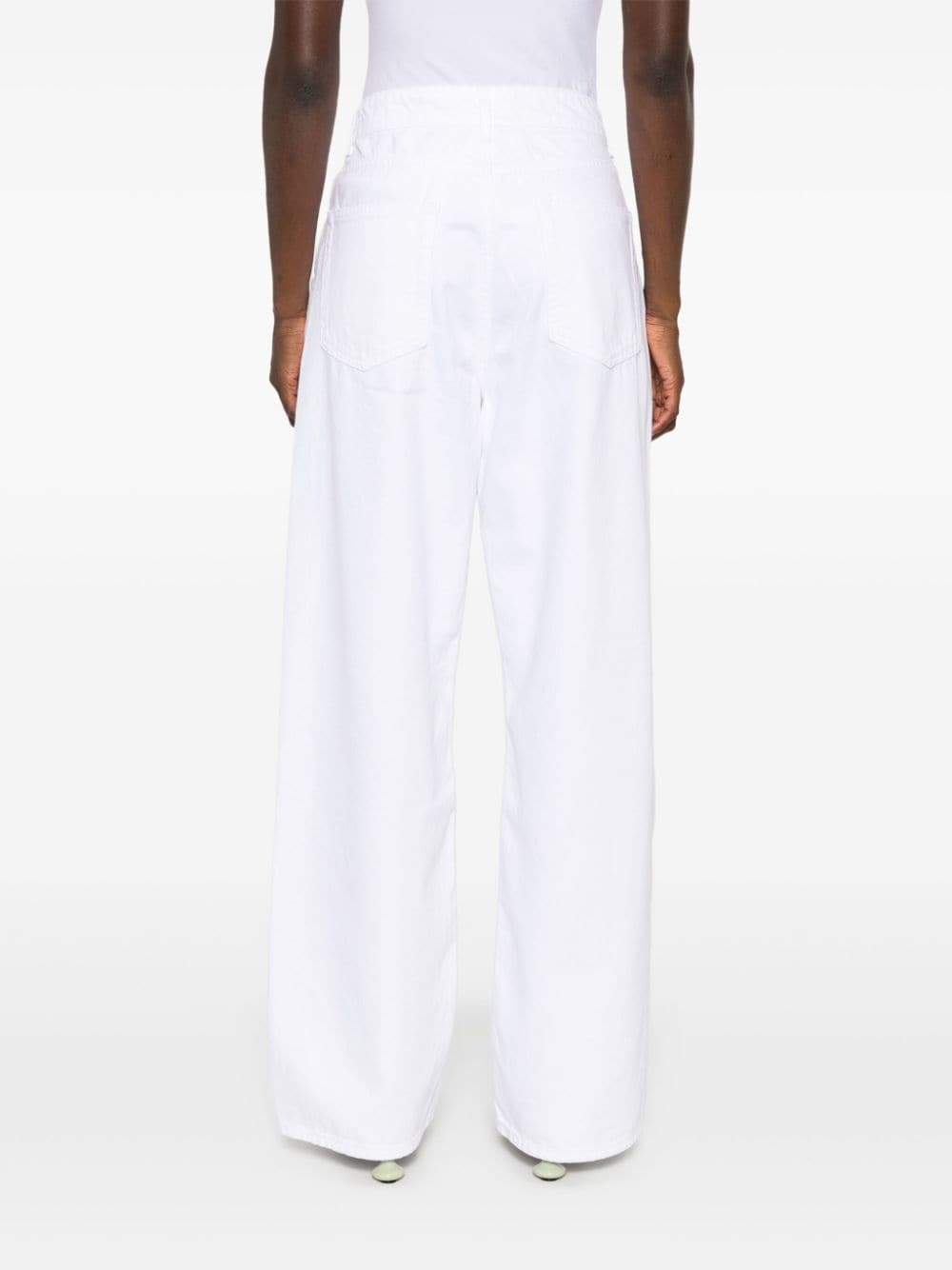 low-rise wide-leg jeans - 4