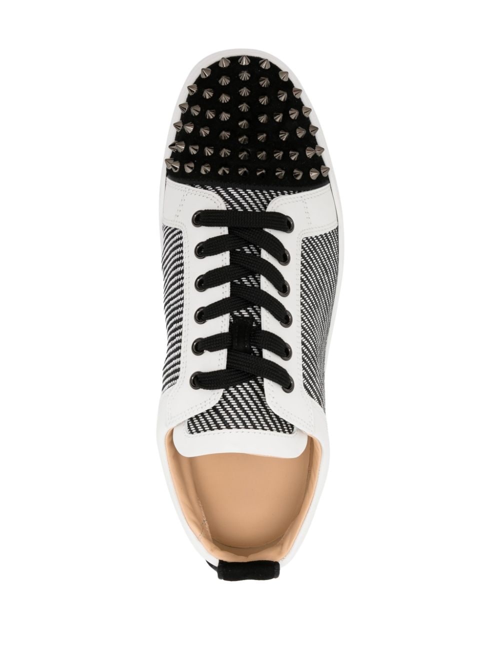 【関税&送料込】Christian Louboutin Christian Louboutin Spor Christian Louboutin Louis stud-embellished sneakers | REVERSIBLE
