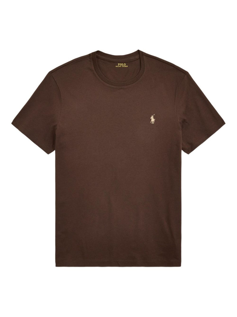 logo-embroidered t-shirt 1