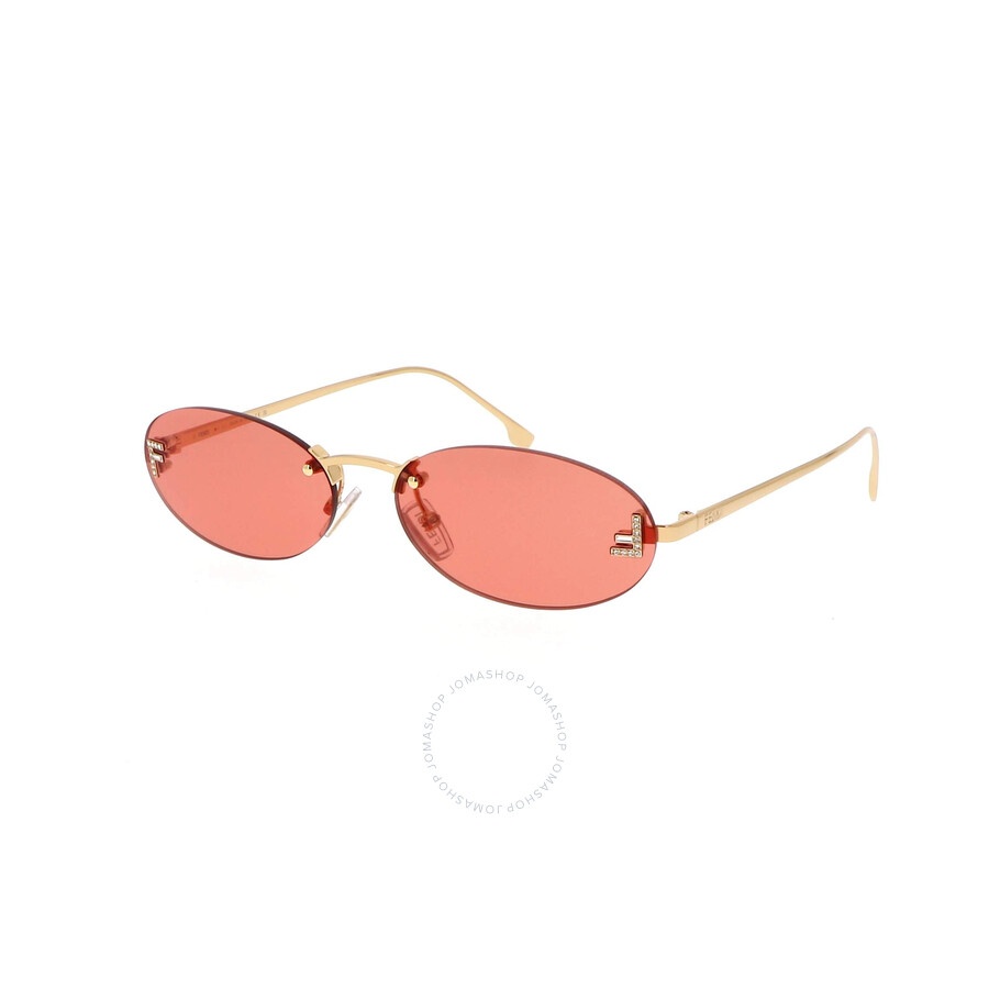 Fendi Bourdeaux Oval Ladies Sunglasses FE4075US 30S 54 - 2