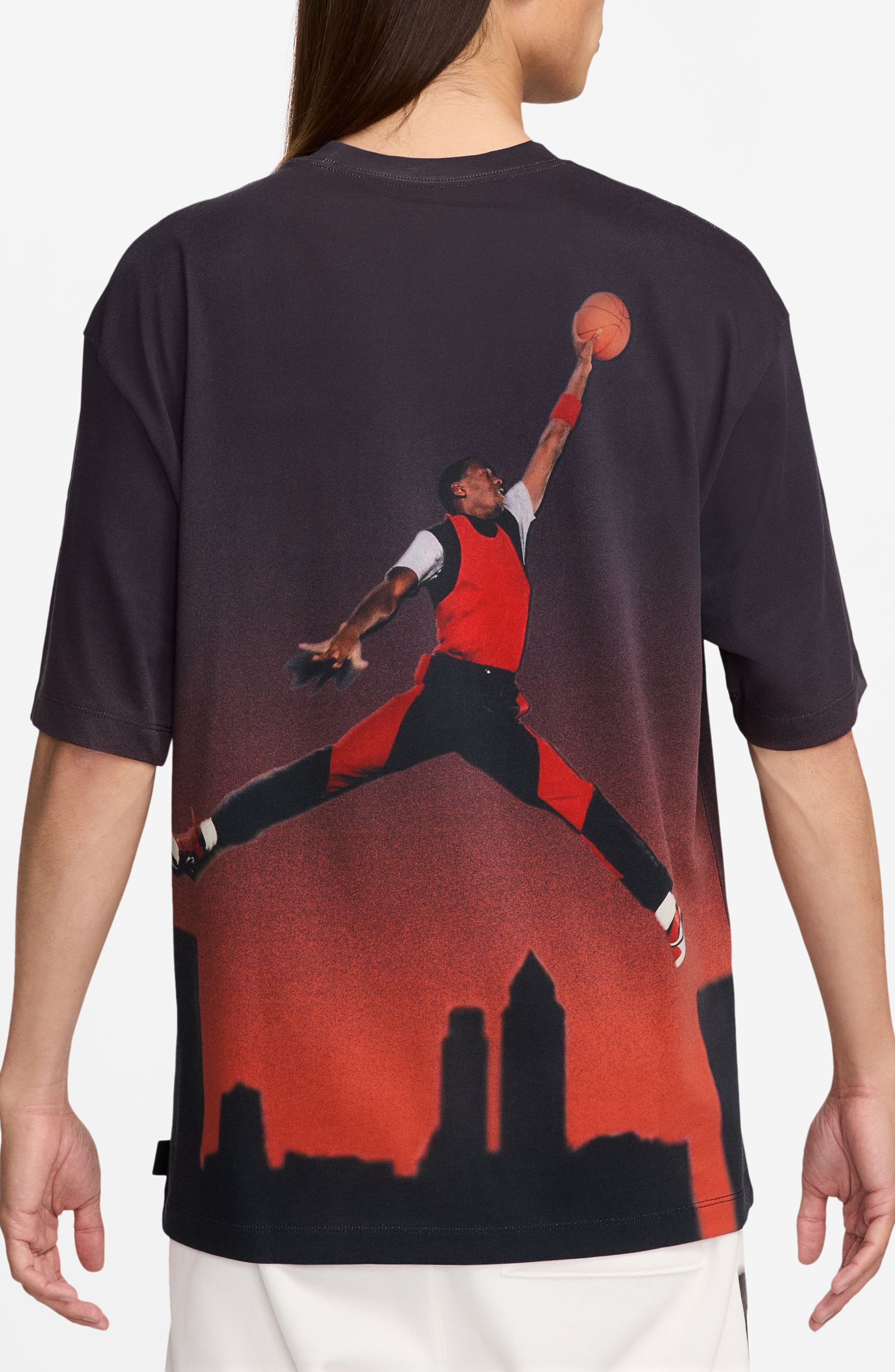 Air Jordan Gradient Cotton Graphic T-Shirt in 045 Offnor/black at Nordstrom - 2
