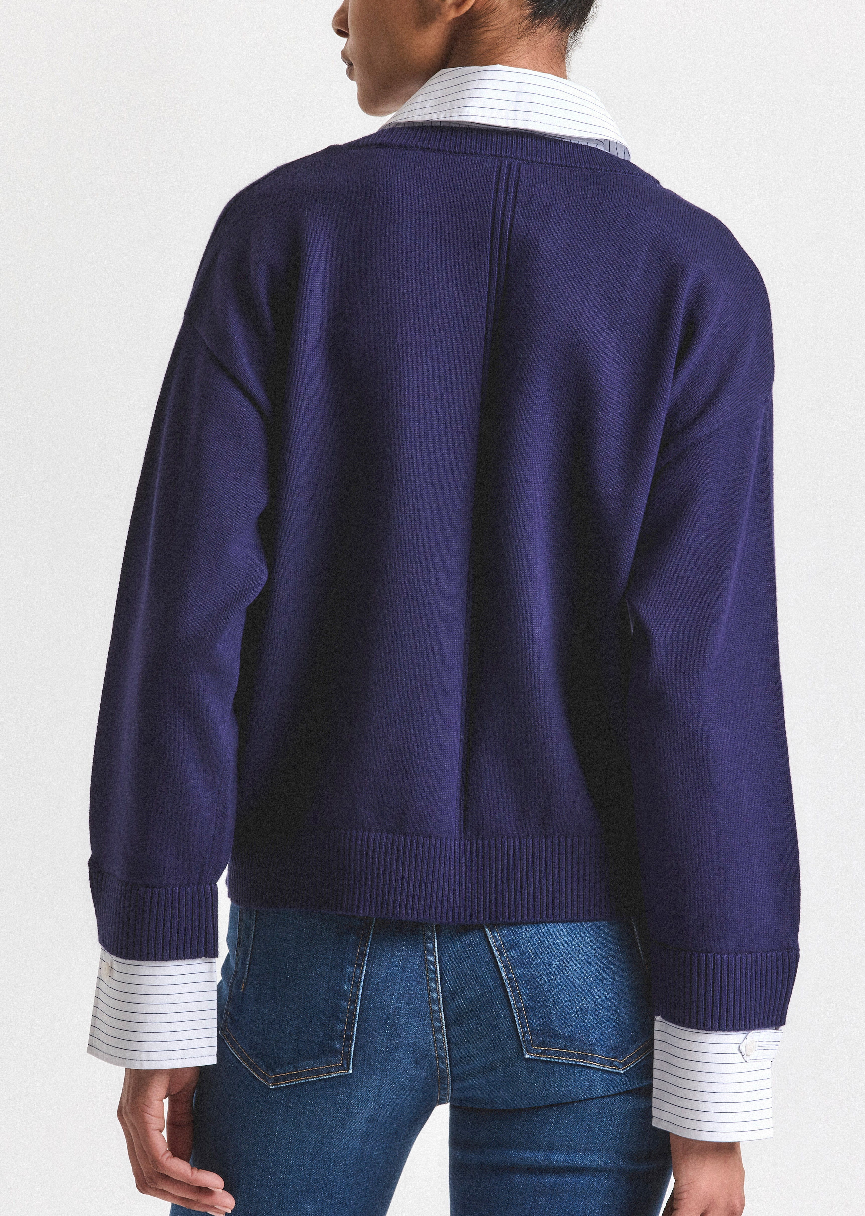 RIDA STRIPED MIXED MEDIA SWEATER - 4