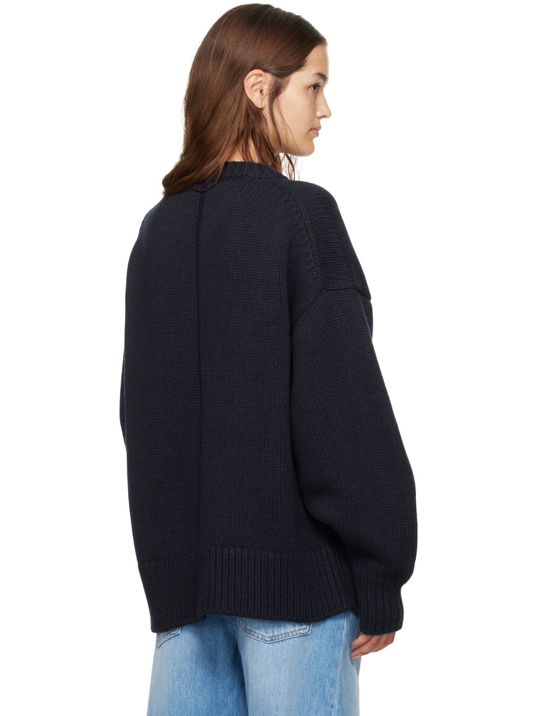 Navy Ophelia Sweater - 3