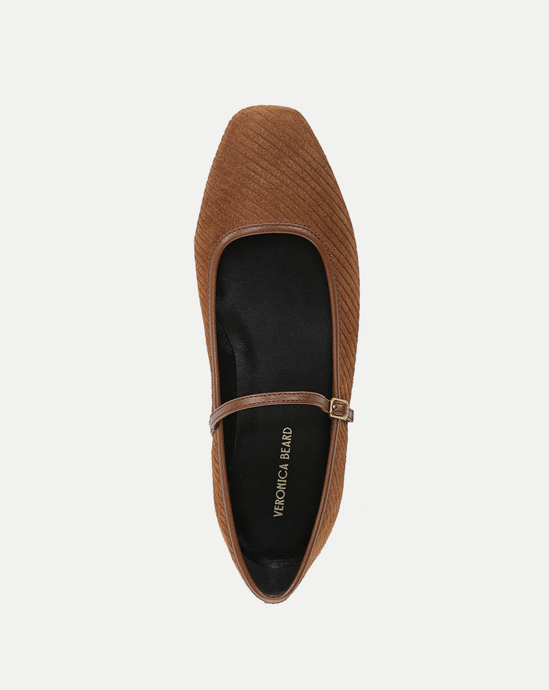 VERONICA BEARD ELLIE CORDUROY SUEDE FLAT outlook
