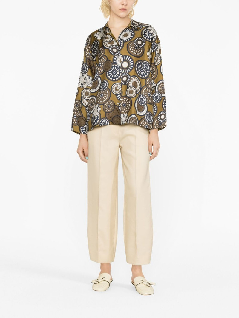 'S Max Mara reversible graphic-print shirt outlook
