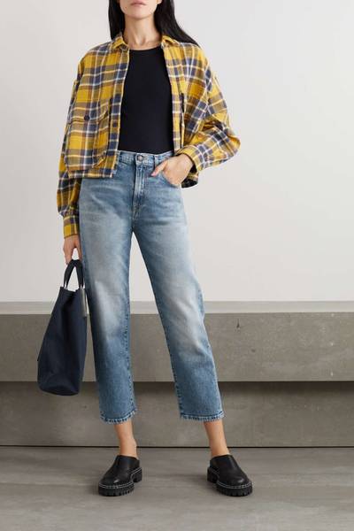 R13 Shelley cropped high-rise slim-leg jeans outlook