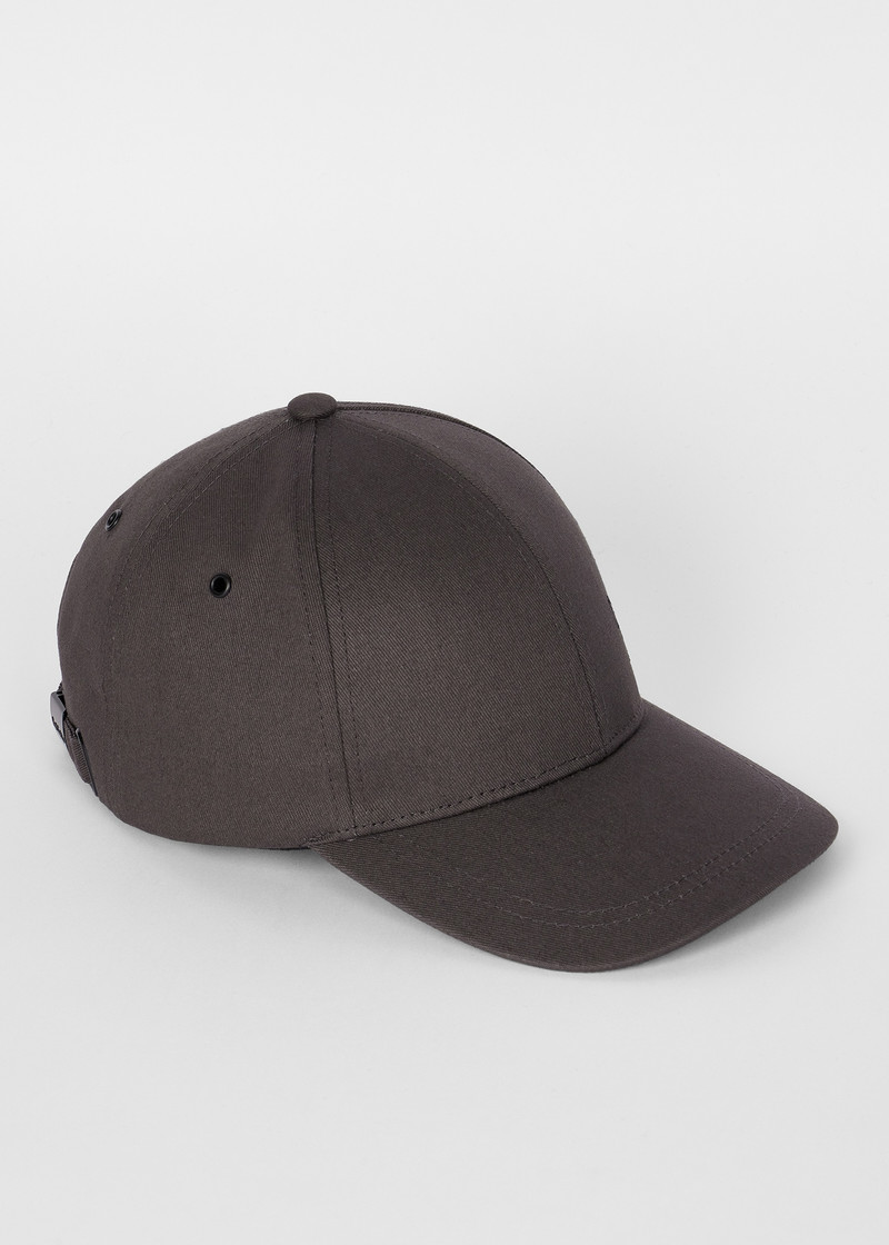 Paul Smith Grey Zebra Logo Baseball Cap outlook