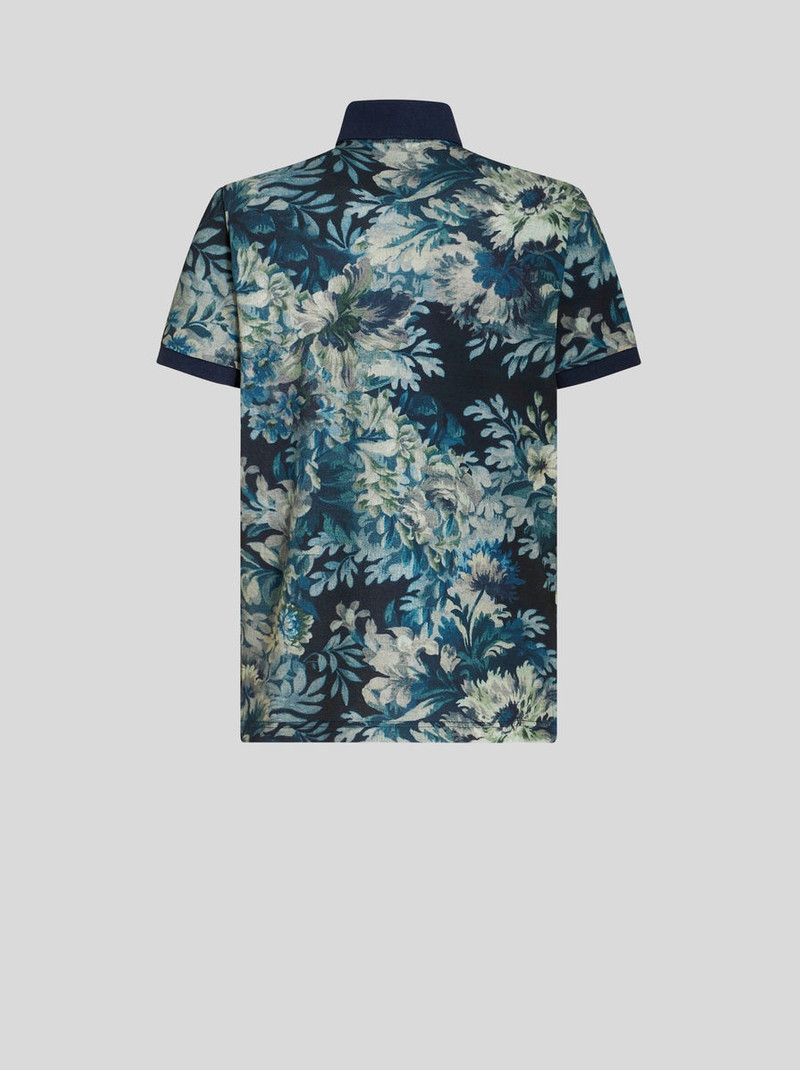 POLO SHIRT WITH FLORAL PRINT 5