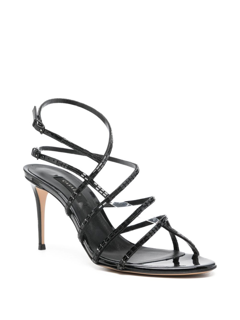 CASADEI 90mm round-toe sandals outlook