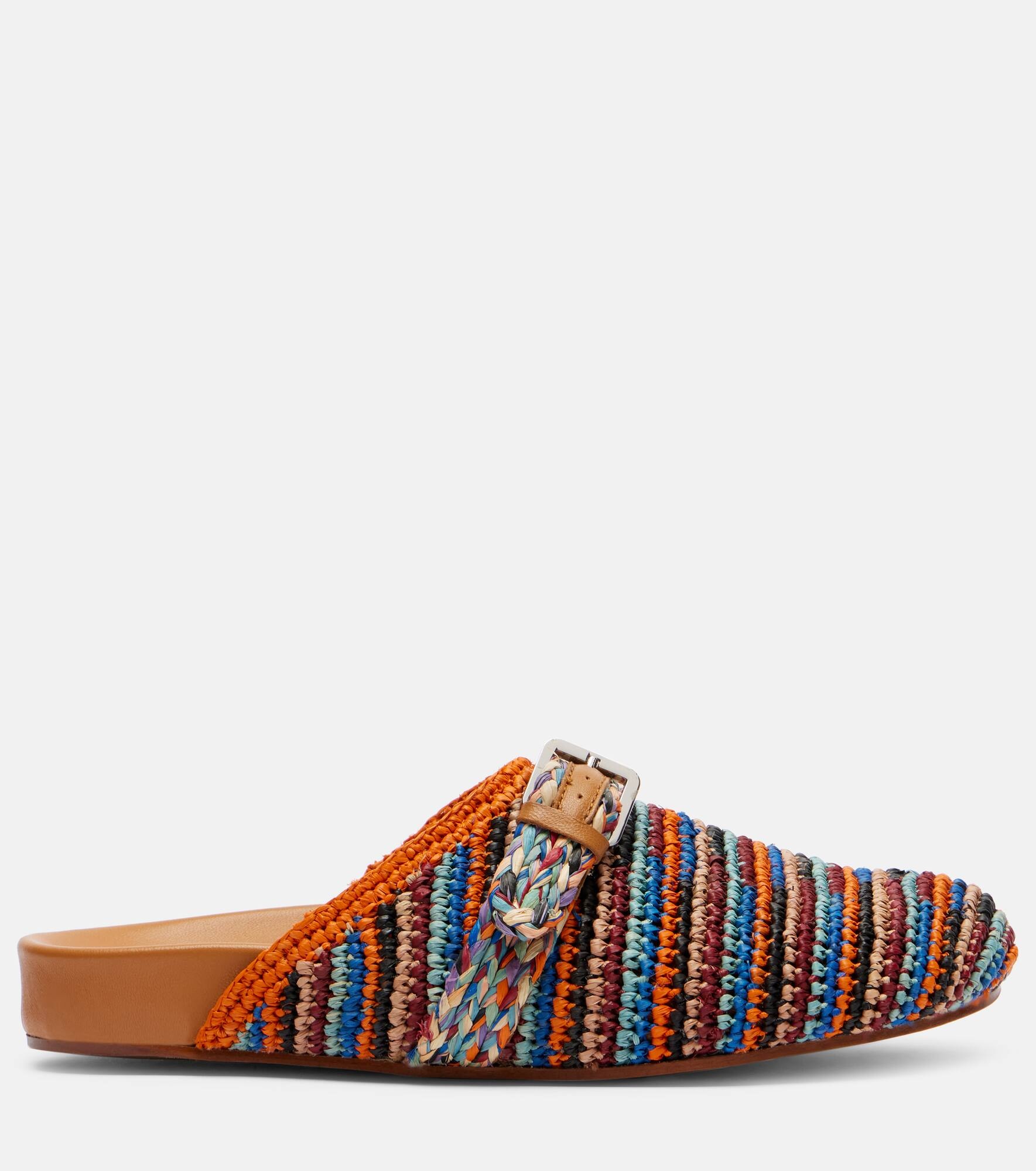 Quinta raffia mules - 4