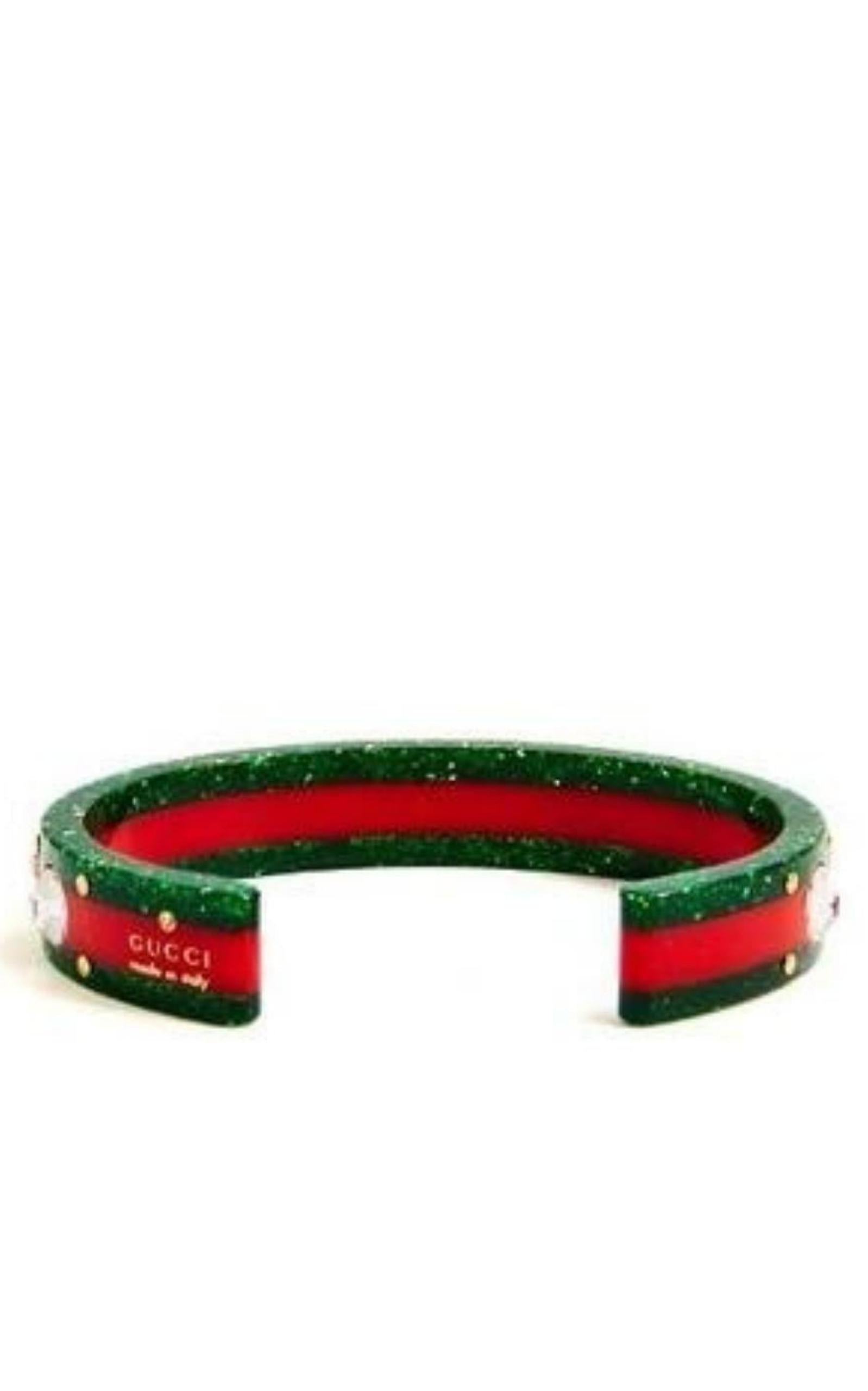Vintage Web Cuff Bracelet With Crystals - 5