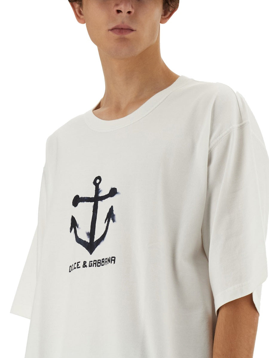 Dolce & Gabbana Men T-Shirt With Logo - 3