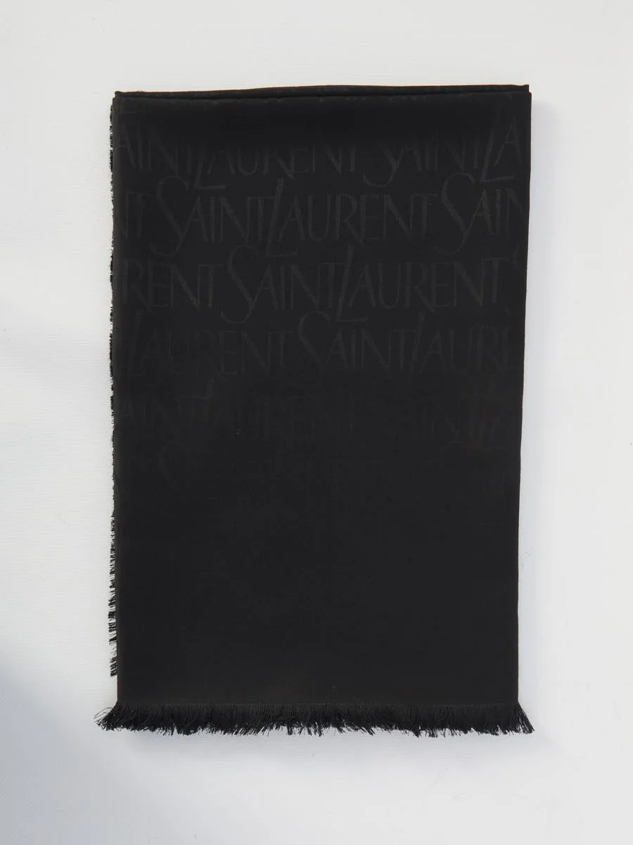 Saint Laurent Large Square Scarf - 1