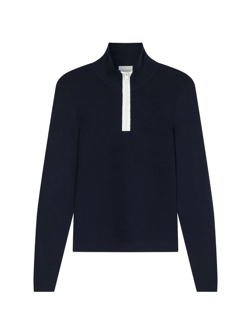 halfzip longsleeve sweater - 1