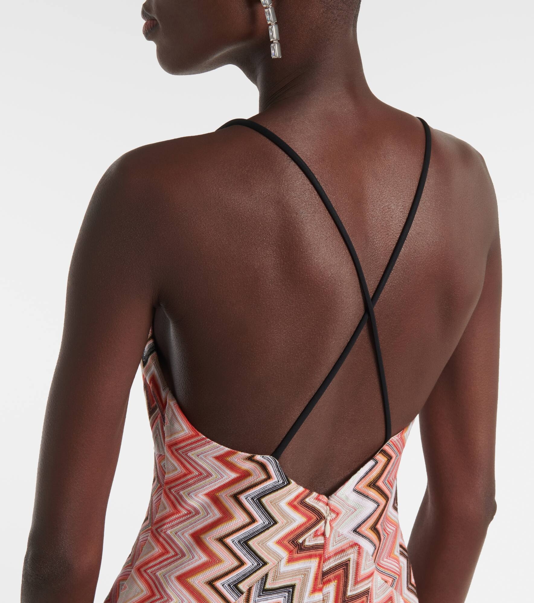 Zig Zag cotton-blend maxi dress - 6