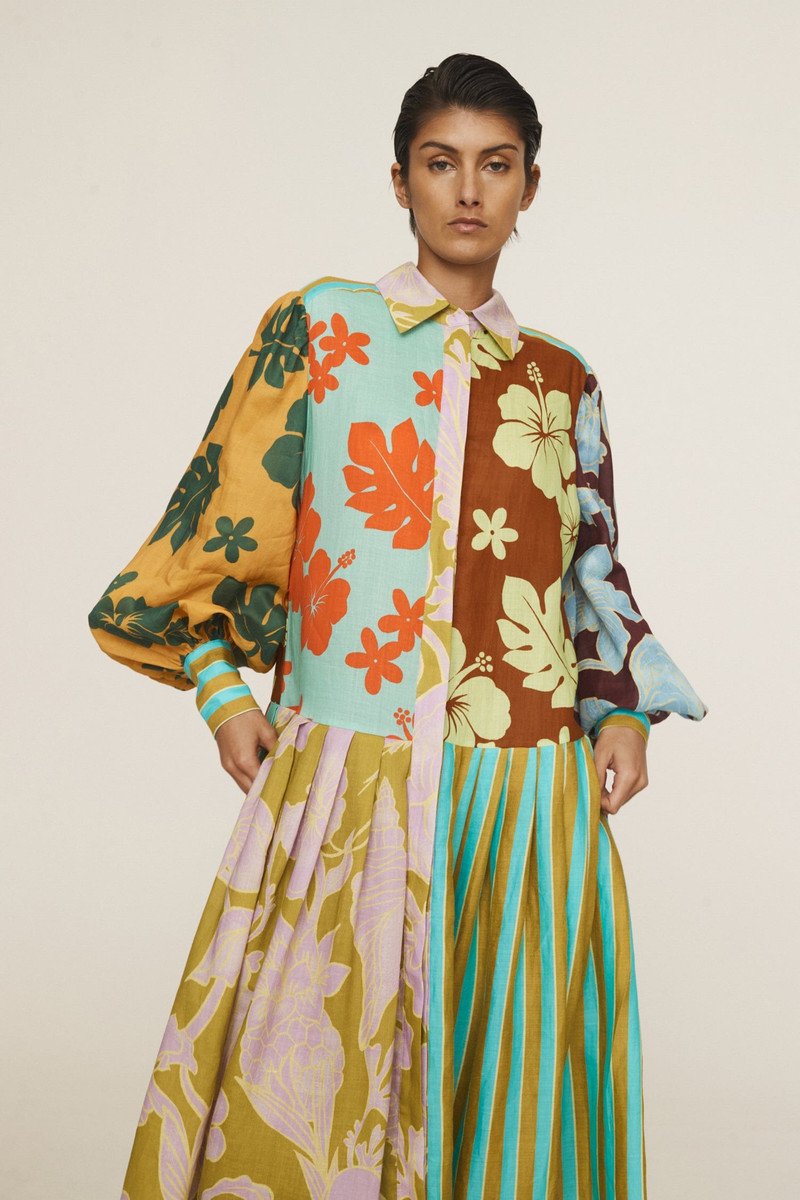 Poppy Spliced Shirtdress 6