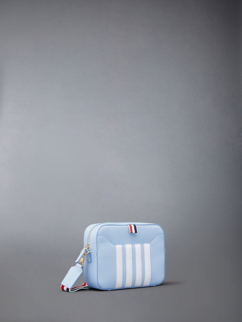 Thom Browne 4-Bar pebbled-leather camera bag outlook