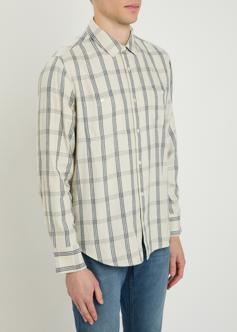 PAIGE Paige Everett Checked Flannel Shirt outlook