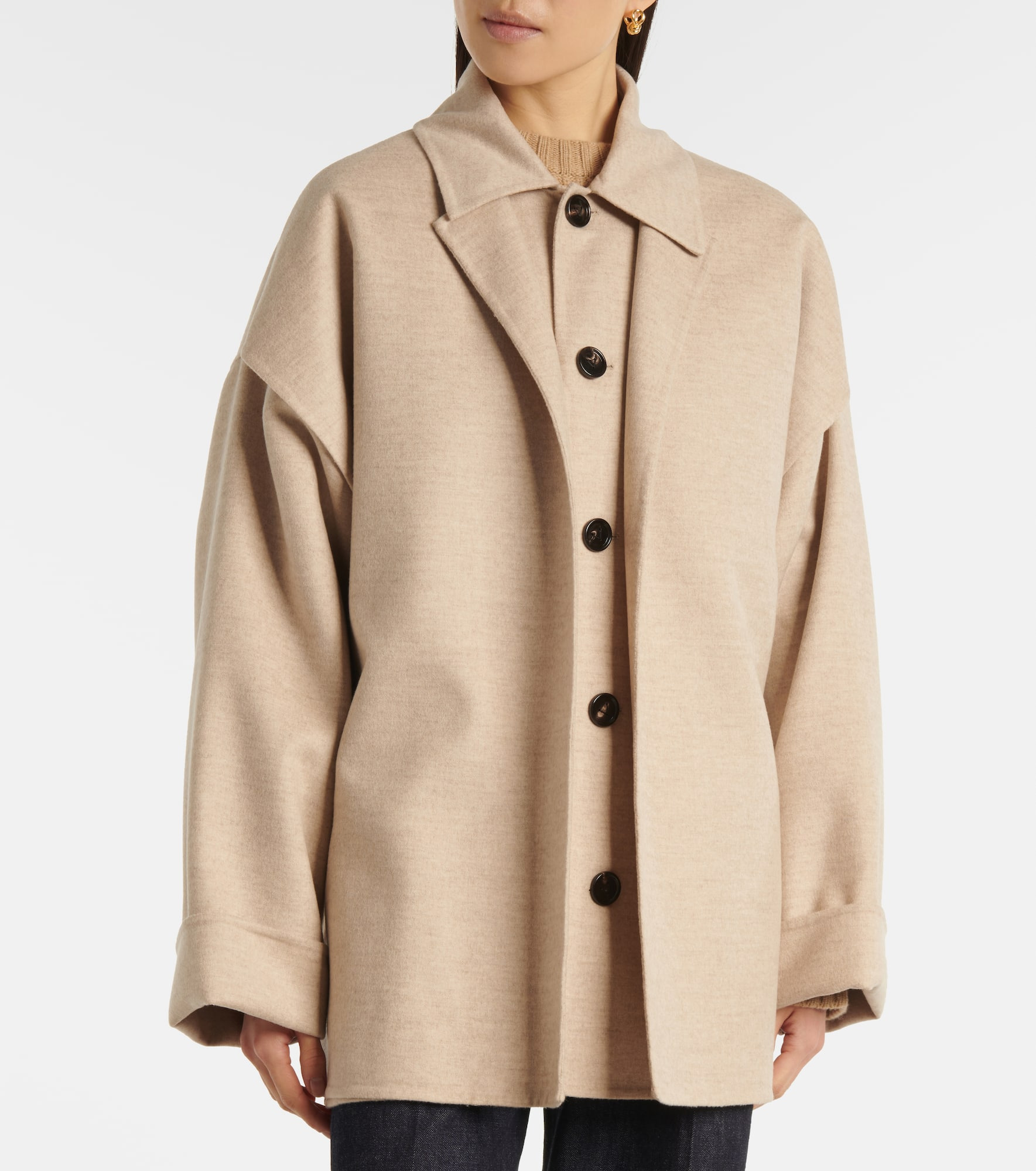 Wool and cashmere jacket - 6