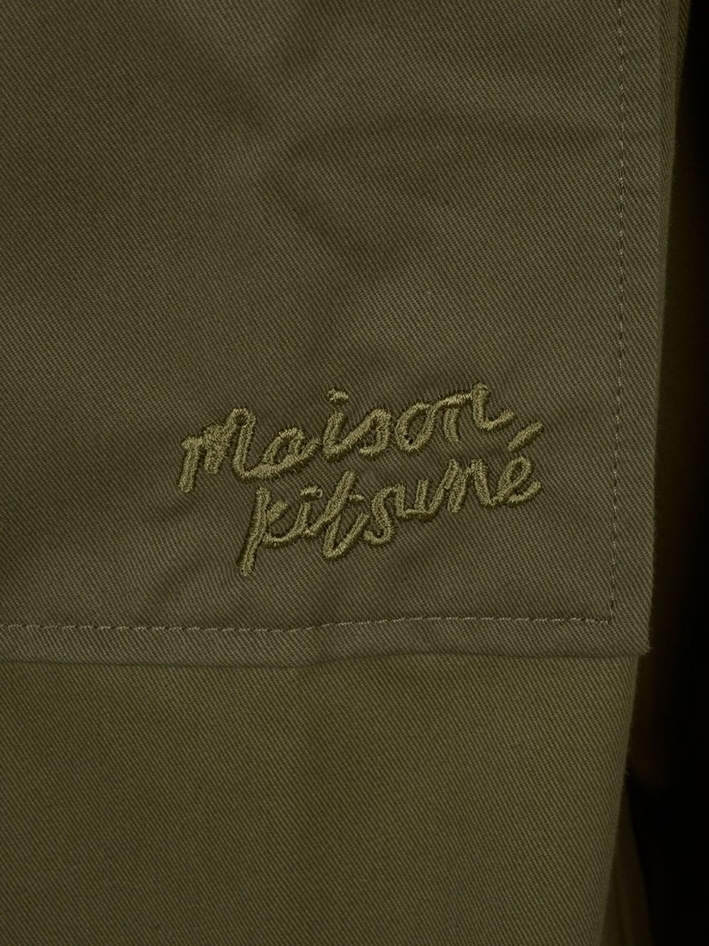 embroidered-logo shirt - 3