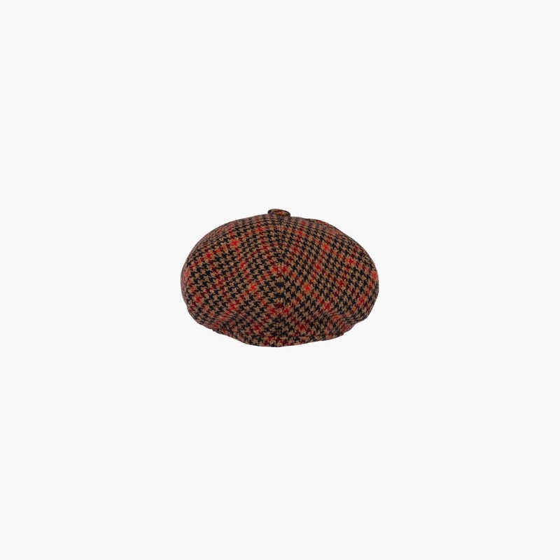 Miu Miu Plaid Shetland wool beret outlook