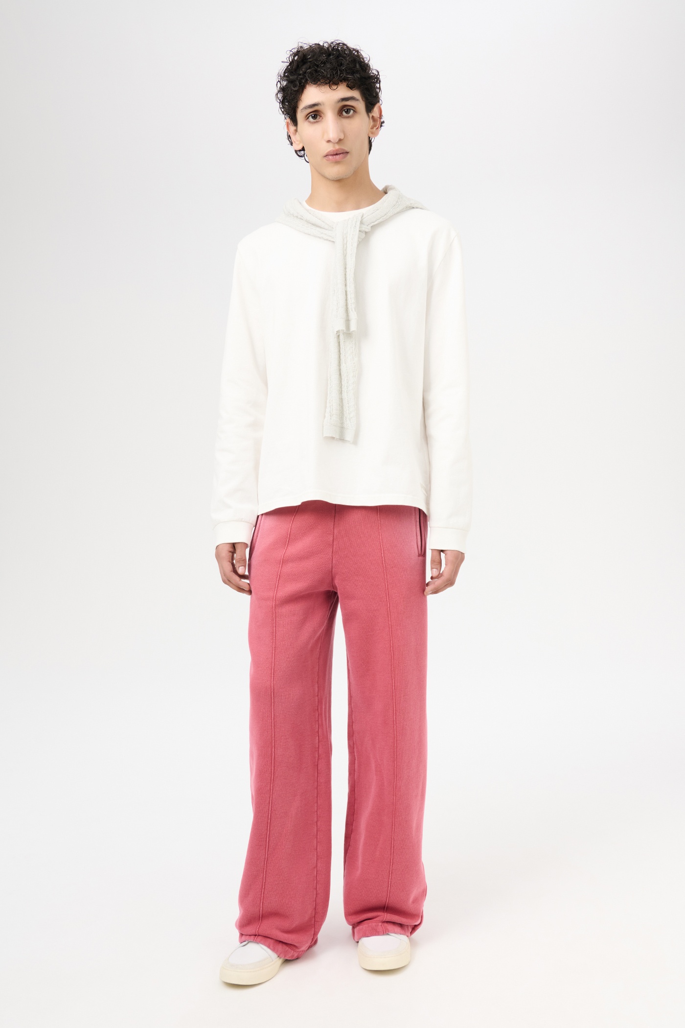 Track Pants Red Sun Fade Hefty Fleece - 2