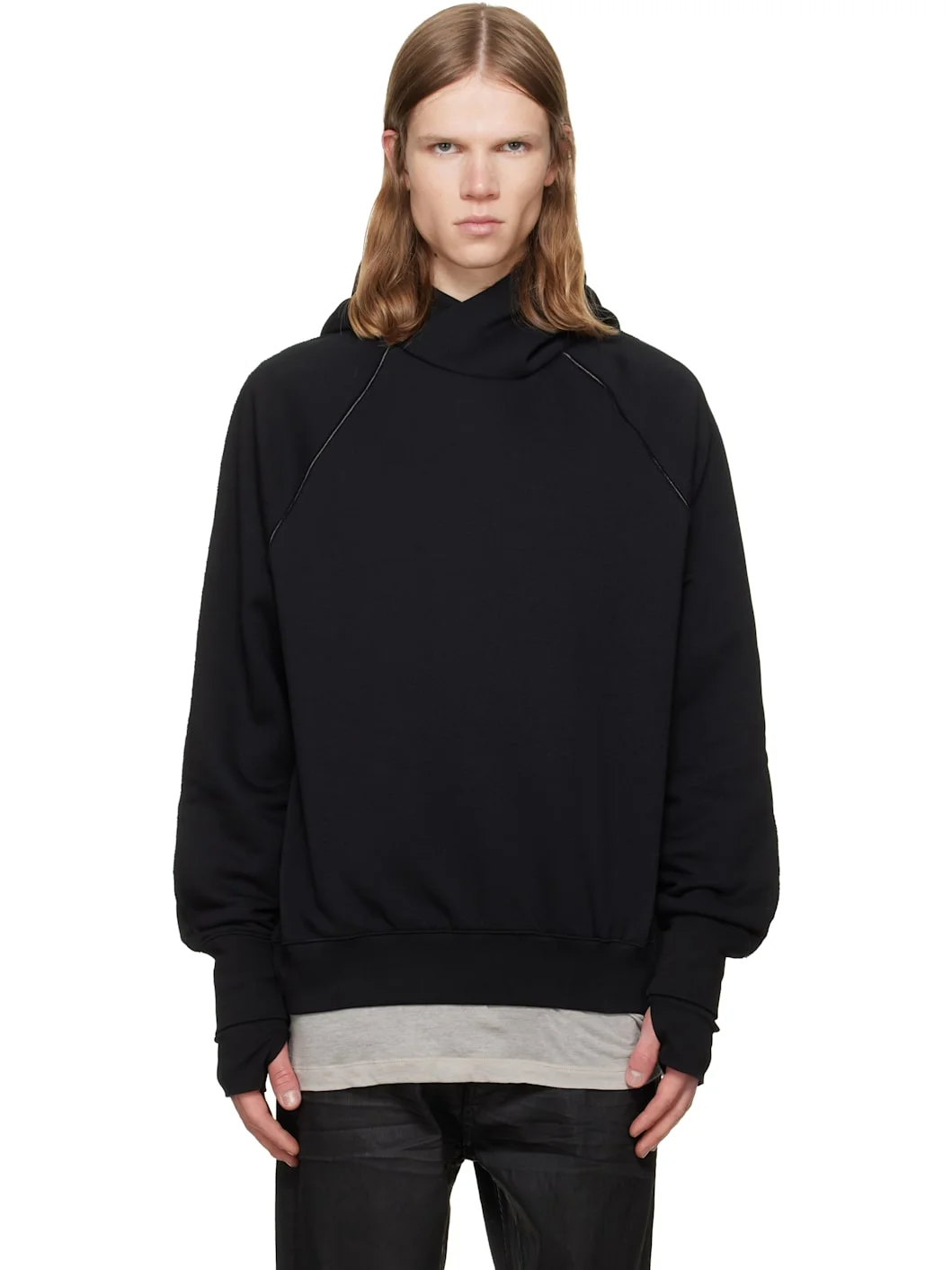 Black MS 193 Hoodie - 1