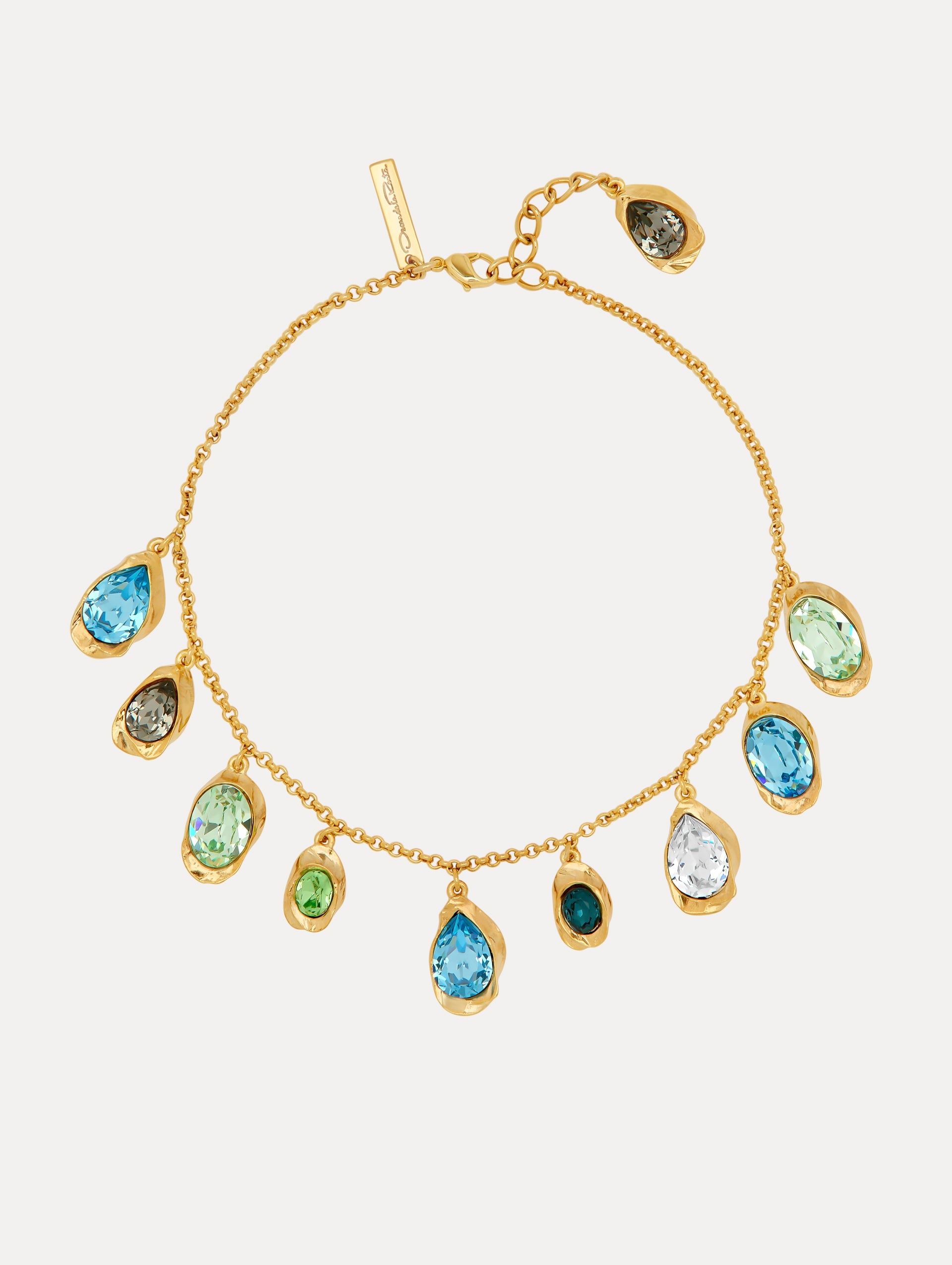 MULTI-COLORED CRYSTAL NECKLACE - 1