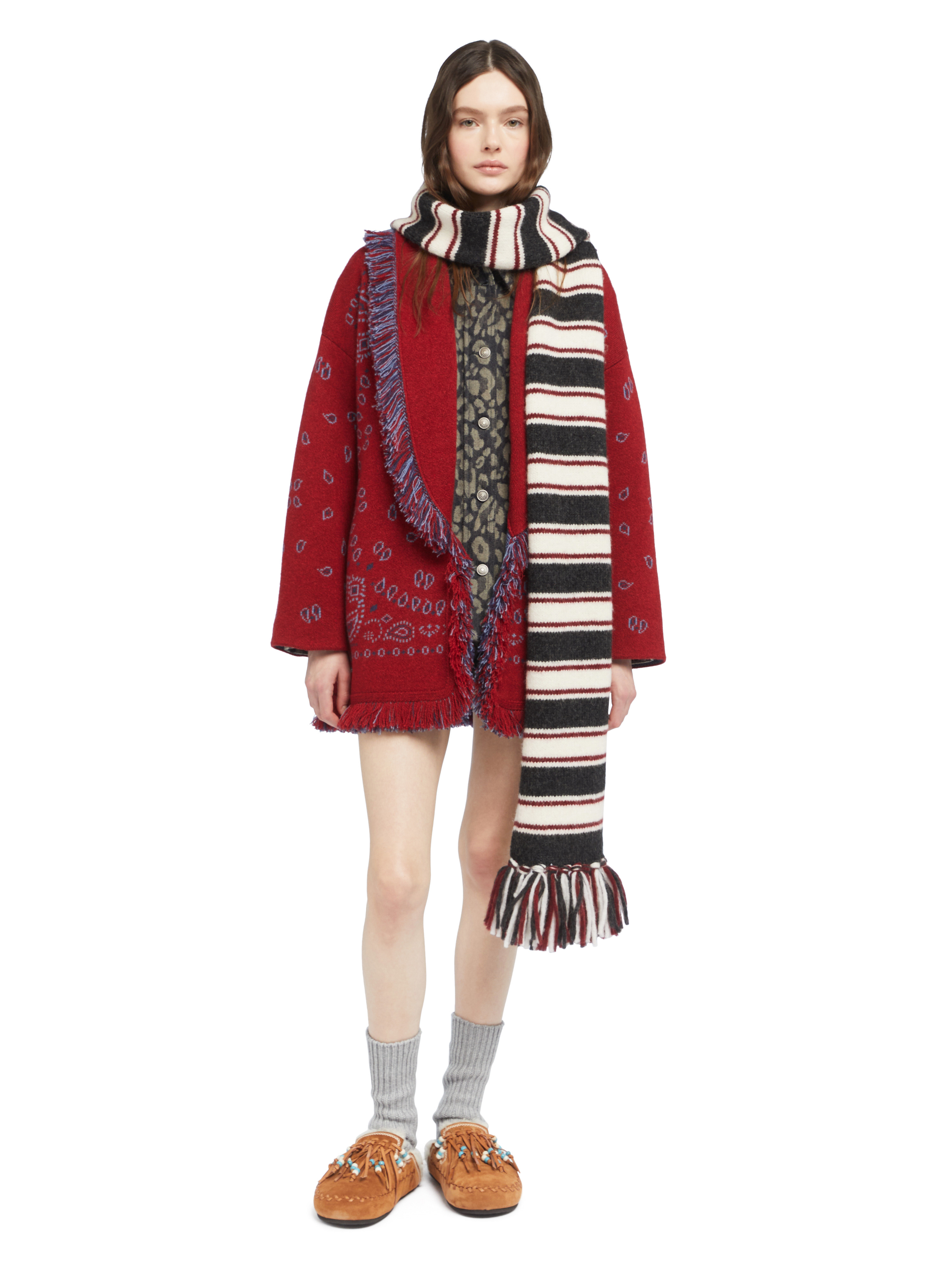 Grunge Stripes Scarf - 2