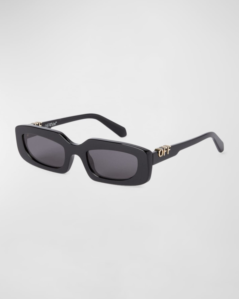 Off-White Renton Rectangle Acetate Sunglasses outlook