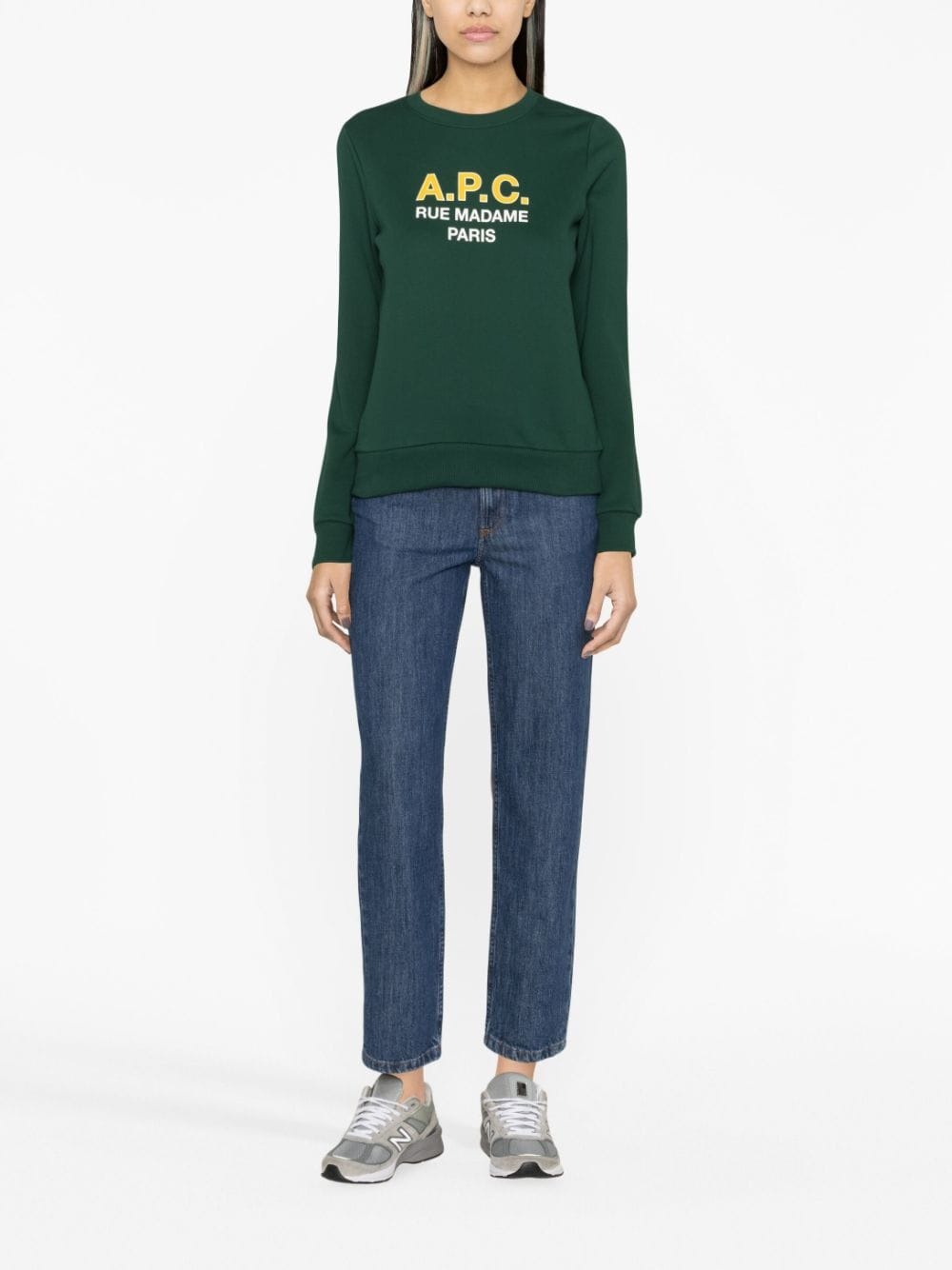 Madame logo-print cotton sweatshirt - 2