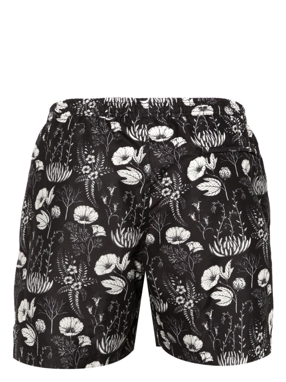 leaf-print swim shorts - 2