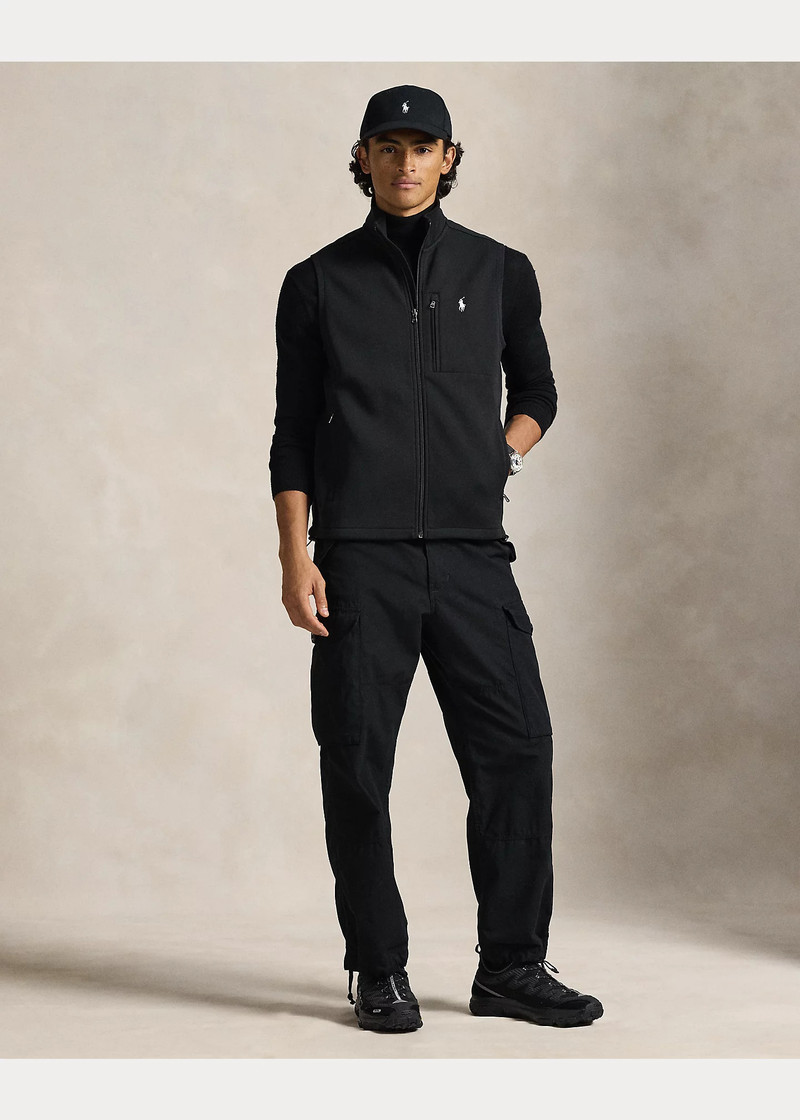 Double-Knit Mockneck Vest 3