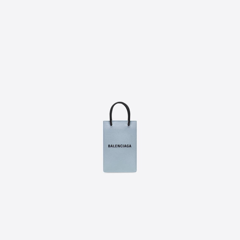 Women's Mini Shopping Bag in Blue - 1