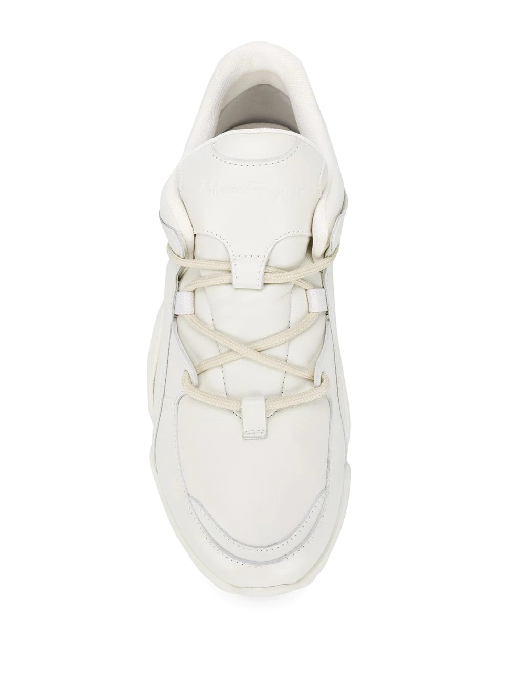 panelled chunky sneakers - 4